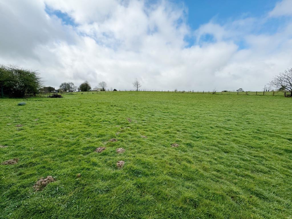 Lot: 49 - OVER TWO ACRE FREEHOLD SITE WITH PLANNING FOR BARN - General view of the land